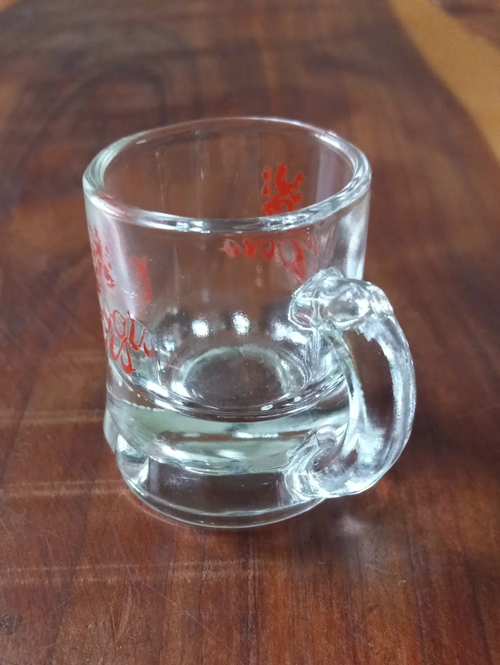 Vintage Coors Beer Mini Mug Shot Glass Federal Shield